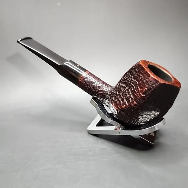 1988 Ashton Pebble Grain XXX Panel Billiard Estate Briar Pipe, English Estates - Image 8