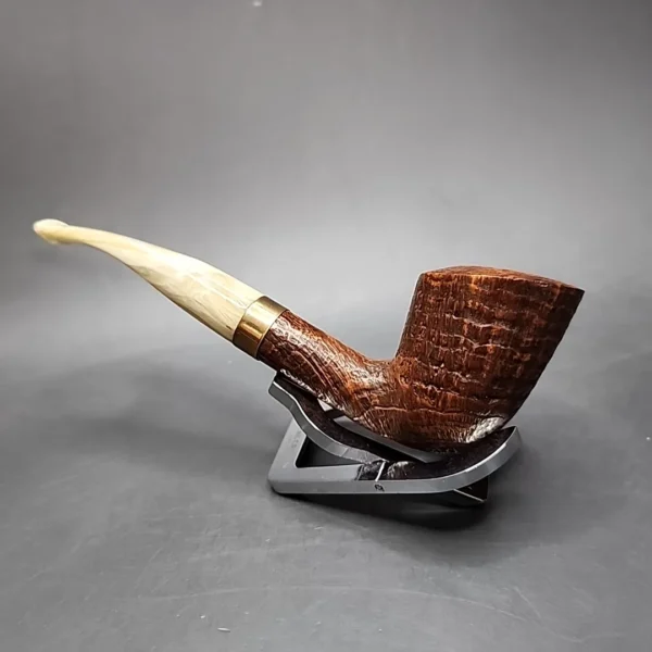 Comoy's Christmas 2018 Sandblasted Dublin Estate Briar Pipe, Unsmoked - Image 8