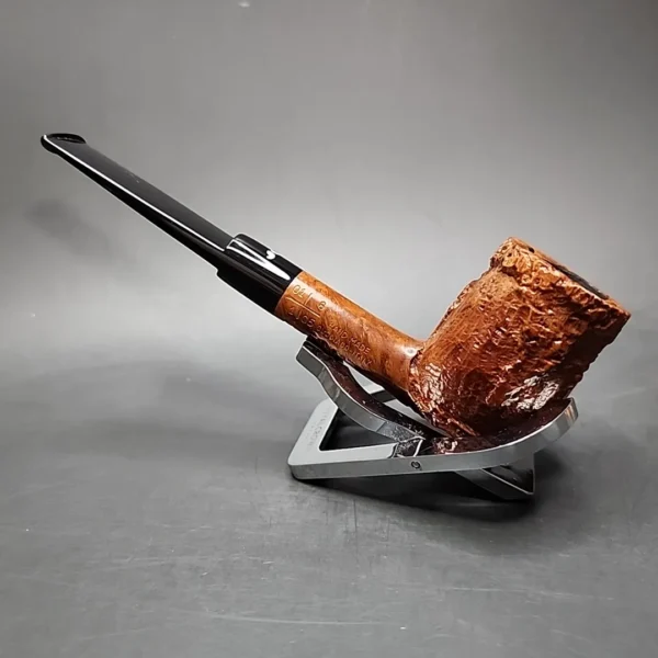 Caminetto New Dear Wax Drip Billiard Estate Briar Pipe, Italian Estates - Image 8