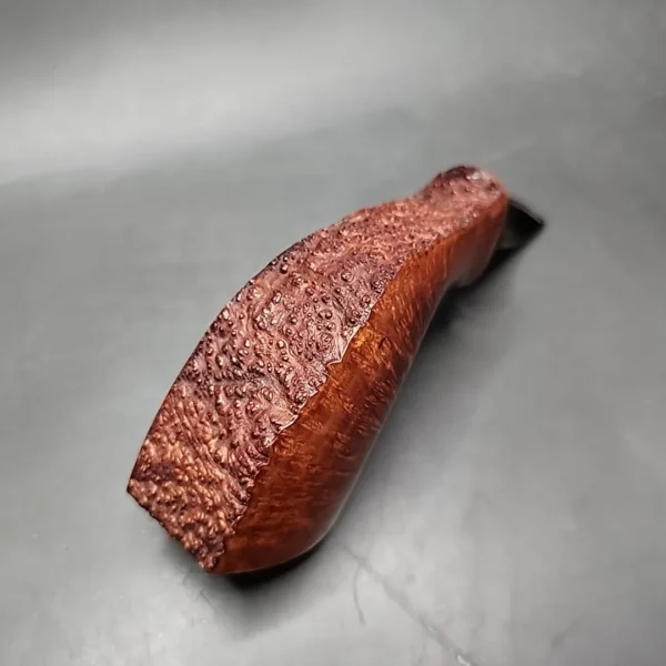 2001 Clarence Mickles Freehand Horn Handmade Estate Briar Pipe, Unsmoked - Image 8
