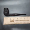 Darnell Aged Briar Rusticated Straight Billiard Estate Briar Pipe, Unsmoked - Image 8