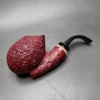 HS Studio Sandblasted Pitcher Estate Briar Pipe, Unsmoked - Image 8