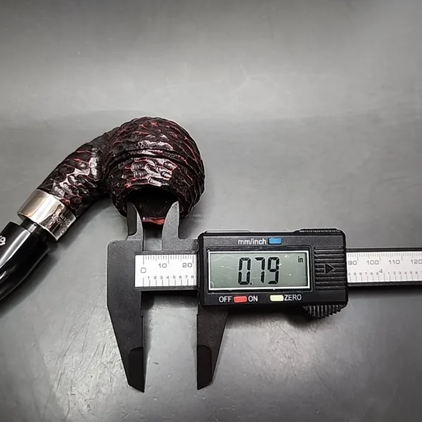 Peterson Pipe of the Year 2024 167/1100 Rusticated Rhodesian Briar Pipe, New - Image 8