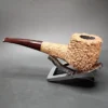 Pipe Tristan Rusticated Shape 55 Handmade Briar Pipe, New - Image 8