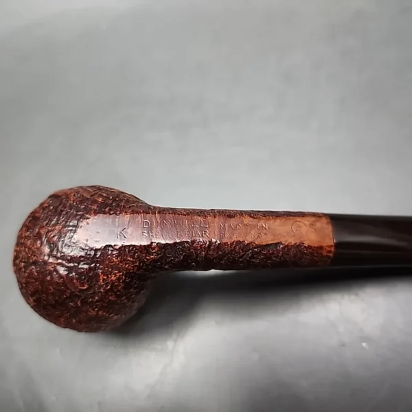 1956 Dunhill Shell K 4S Sandblasted Apple Estate Briar Pipe, English Estates - Image 8