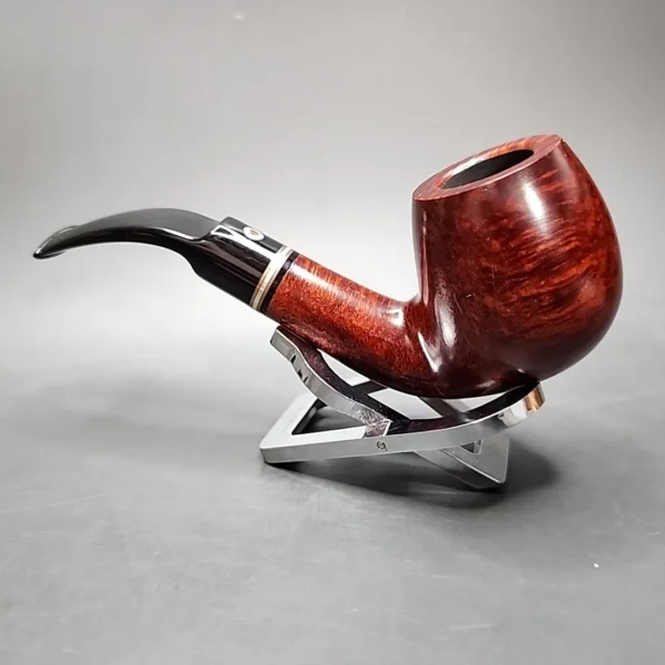 Thomas Cristiano Smooth Bent Brandy Estate Briar Pipe, Unsmoked - Image 8