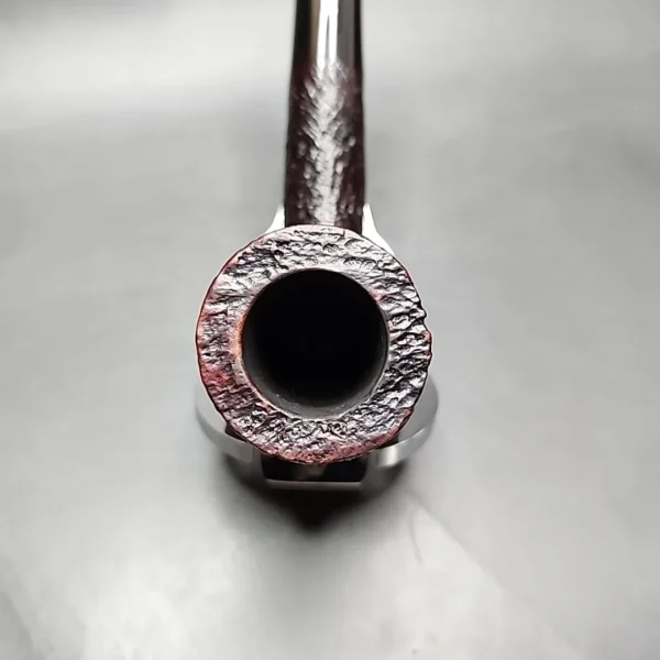 1960 Dunhill Shell ODA 835 Sandblasted Billiard Estate Briar Pipe, English Estates - Image 8