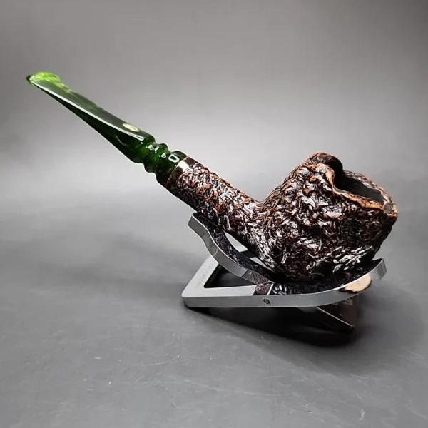 Jobey Stromboli 335 Rusticated Apple Estate Briar Pipe, American Estates - Image 8