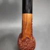 1999 Clarence Mickles Large Rusticated Billiard Estate Briar Pipe, American Estates - Image 8