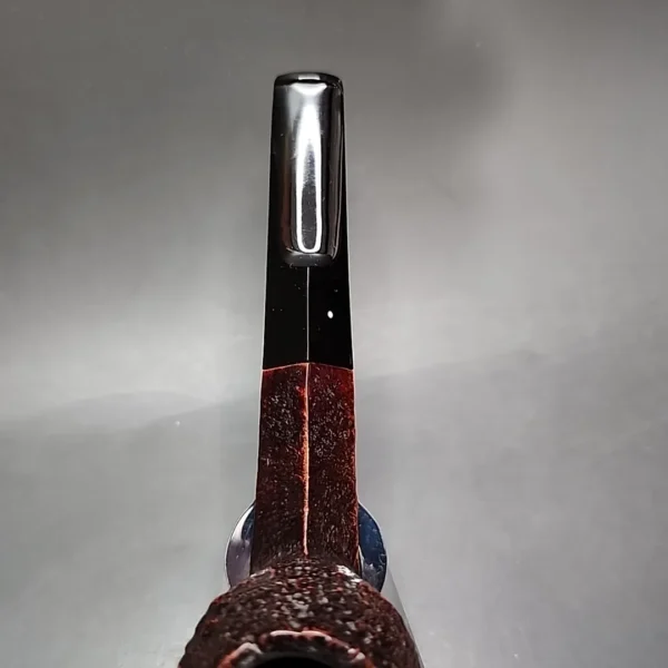 1958 Dunhill Shell ODA 837 Sandblasted Bulldog Estate Briar Pipe, English Estates - Image 8
