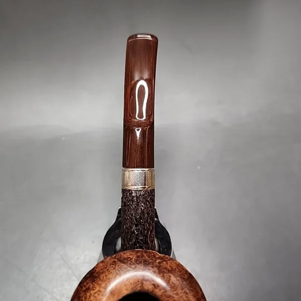 Ferndown Bark 2 Star Bent Dublin Estate Briar Pipe, English Estates - Image 8