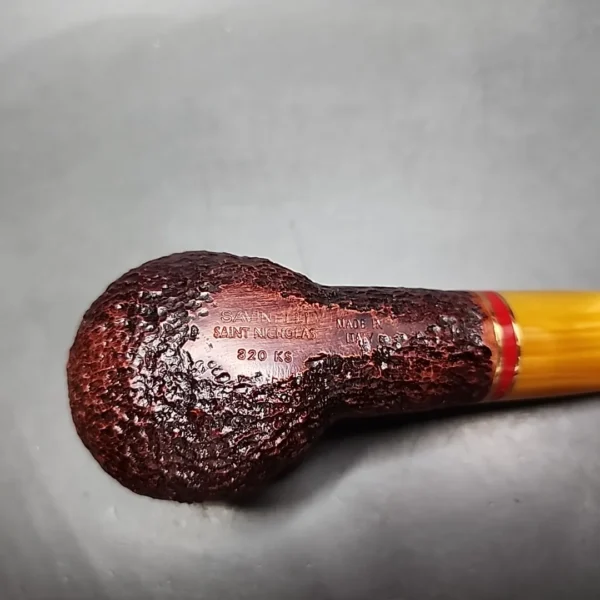 Savinelli 2024 Saint Nicholas 320 KS Rusticated Author Briar Pipe, 6mm, New - Image 8