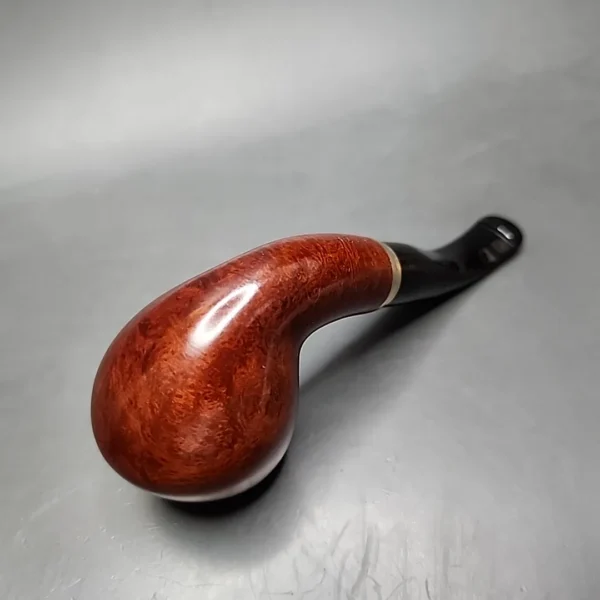 Vauen 3215 Smooth Bent Apple Estate Briar Pipe, Unsmoked, 9mm - Image 8