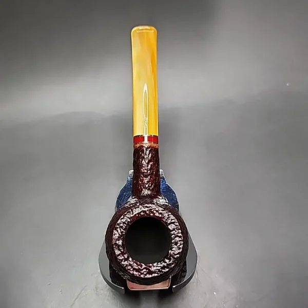 Savinelli 2024 Saint Nicholas 315 KS Rusticated Prince Briar Pipe, 6mm, New - Image 8