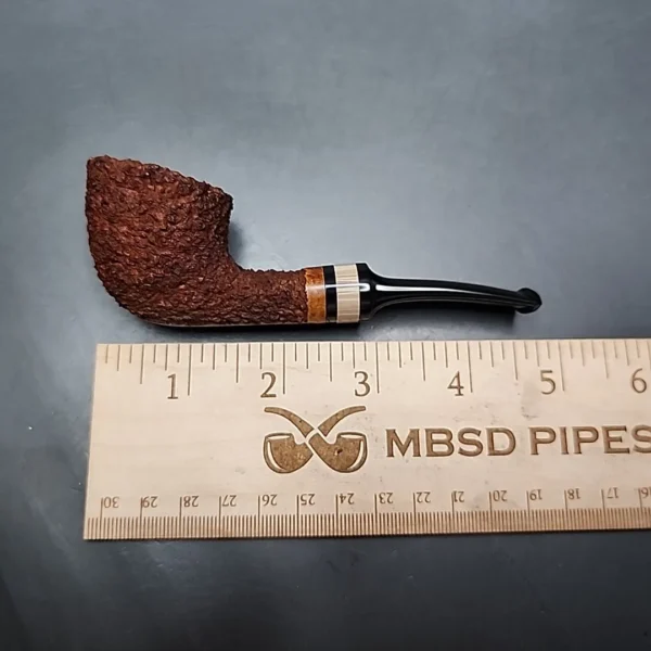 Preston Rogers Rusticated Nosewarmer Pot Handmade Briar Pipe, New - Image 8
