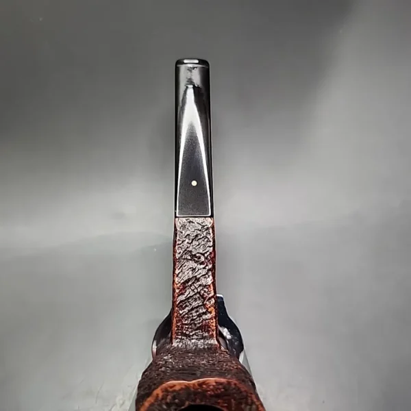 1969 Dunhill Shell ODA 836 Sandblasted Panel Estate Briar Pipe, English Estates - Image 8
