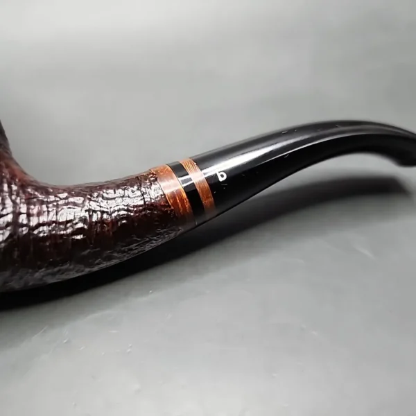 2002 Becker 2 Club Sandblasted Fluted Volcano Estate Briar Pipe, Italian Estates - Image 8