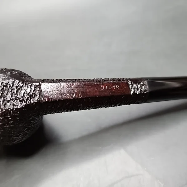 Sashar by Sasieni Rusticated Apple Estate Briar Pipe, Unsmoked - Image 8