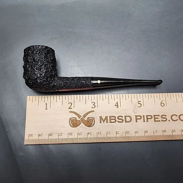 Darnell Old Briar 375 Rusticated Straight Billiard Estate Briar Pipe, Unsmoked - Image 8