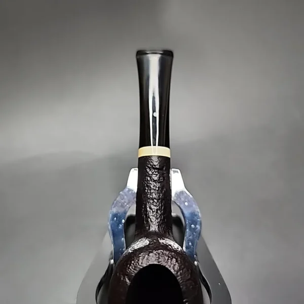 1976 Dunhill Shell Briar 41ED Sandblasted Opera Estate Briar Pipe, English Estates - Image 8