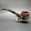 Charatan's Make 73x Lane Era Sandblasted Acorn Estate Briar Pipe, English Estates - Image 8