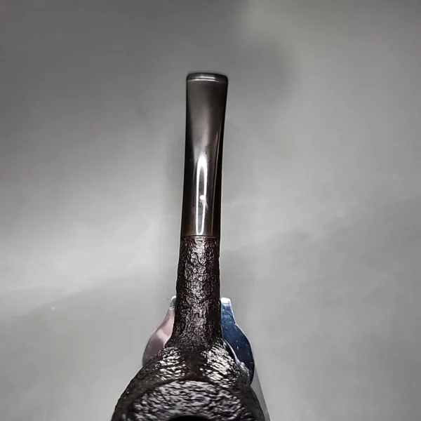 1993 Dunhill Shell Ring Grain Hand Turned Grp 5 Pot Estate Briar Pipe, English Estates - Image 8