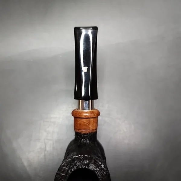 Ser Jacopo Delecta S1 Sandblasted Cherrywood Estate Briar Pipe, Italian Estates - Image 8