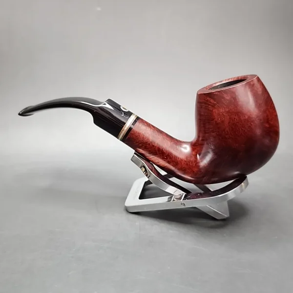 Thomas Cristiano Smooth Bent Brandy Estate Briar Pipe, Unsmoked - Image 8
