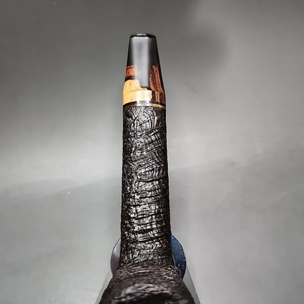 2008 Jody Davis Friar C Sandblasted Lumberman Estate Briar Pipe, American Estates - Image 8