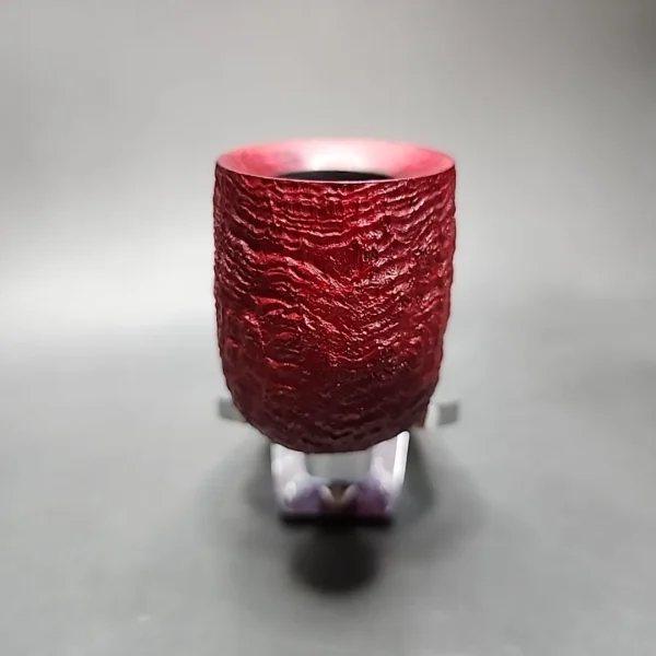 2008 Dunhill Ruby Bark 5103 Sandblasted Billiard Estate Briar Pipe, English Estates - Image 8