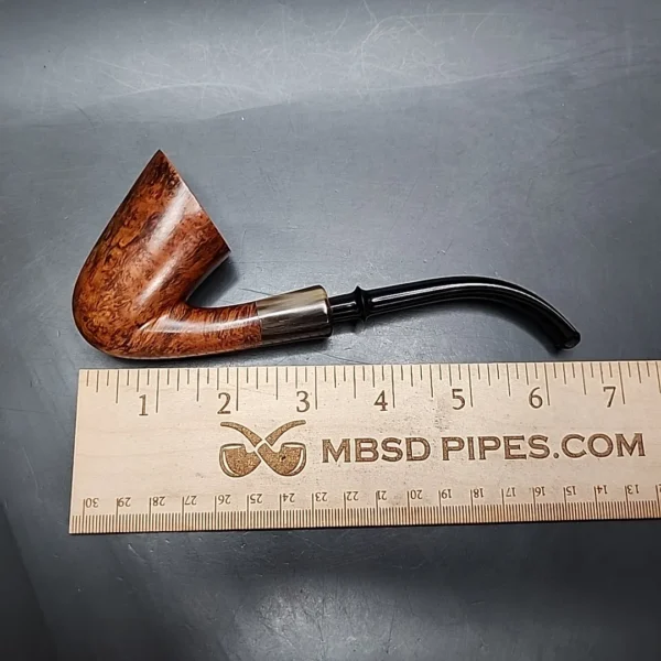 WO Larsen Super 77 Smooth Bent Dublin Estate Briar Pipe, Danish Estates - Image 9