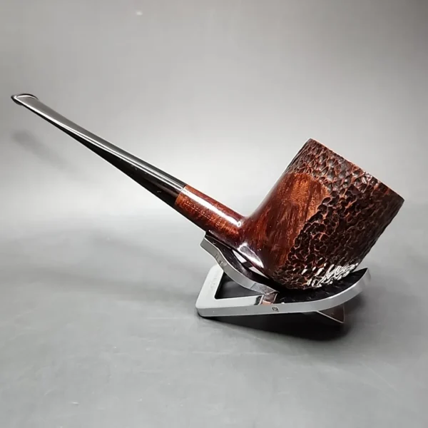 Medley by GBD Partially Rusticated Pot Estate Briar Pipe, Unsmoked - Image 9