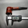 Roma Smooth Straight Vase Estate Briar Pipe, Unsmoked - Image 9