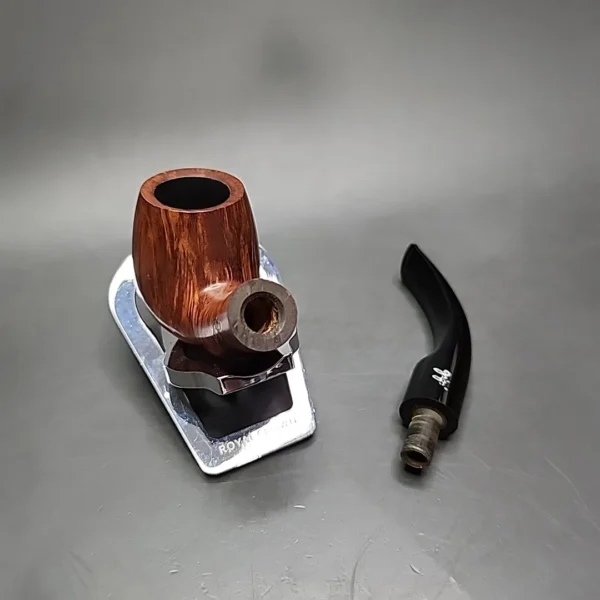 Gigi Infinity Smooth Bent Billiard Estate Briar Pipe, Unsmoked - Image 9