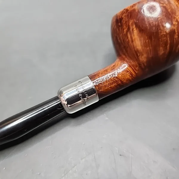 Pre-2003 Peterson Silver Mounted Army 407 Smooth Prince Estate Briar Pipe, Irish Estates - Image 9