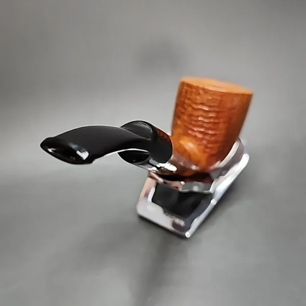 Savinelli Autograph Partially Sandblasted Dublin Estate Briar Pipe Unsmoked, 9mm - Image 9
