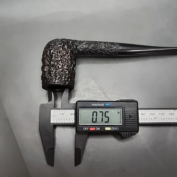 Darnell Aged Briar Rusticated Straight Billiard Estate Briar Pipe, Unsmoked - Image 9