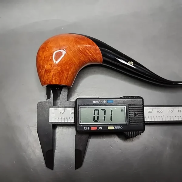 Chacom Volute Smooth Cobra Estate Briar Pipe, Unsmoked - Image 9