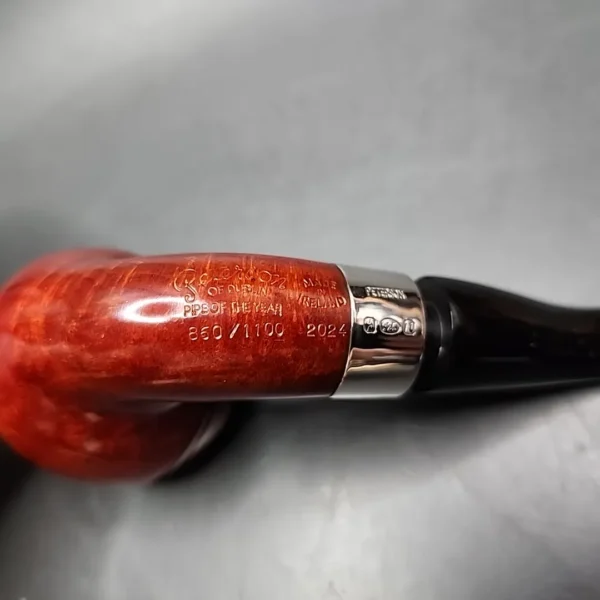 Peterson Pipe of the Year 2024 860/1100 Terracotta Rhodesian Briar Pipe, New - Image 9
