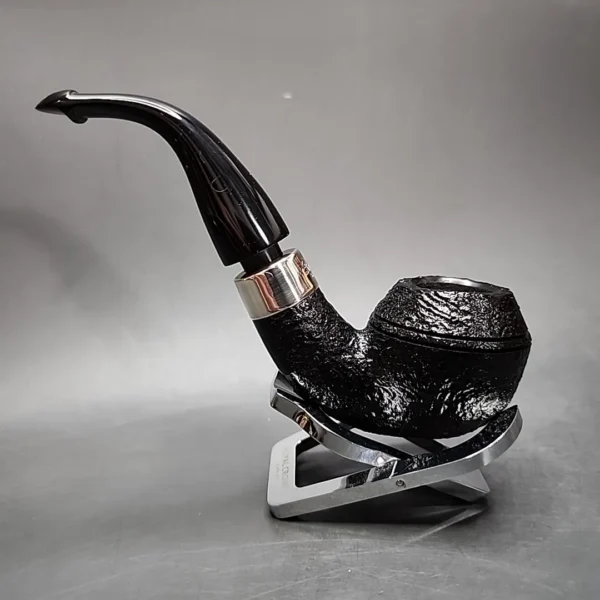 Peterson Pipe of the Year 2024 534/1100 Sandblasted Rhodesian Briar Pipe, New - Image 9