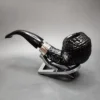 Peterson Pipe of the Year 2024 550/1100 Sandblasted Rhodesian Briar Pipe, New - Image 9
