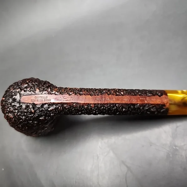 Castello Sea Rock 32 KK Rusticated Canadian Estate Briar Pipe, Italian Estates - Image 9
