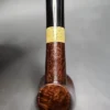 Pipe Tristan Smooth Drunken Poker Sitter Handmade Briar Pipe, New - Image 9