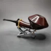 Pipe Tristan Smooth Swedish Bulldog Handmade Briar Pipe, New - Image 9