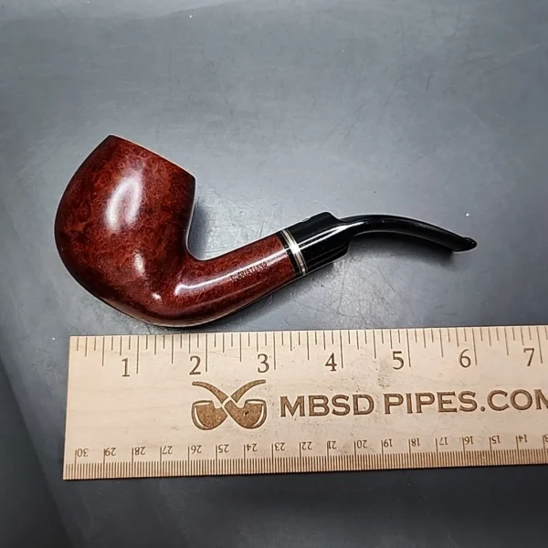 Thomas Cristiano Smooth Bent Brandy Estate Briar Pipe, Unsmoked - Image 9