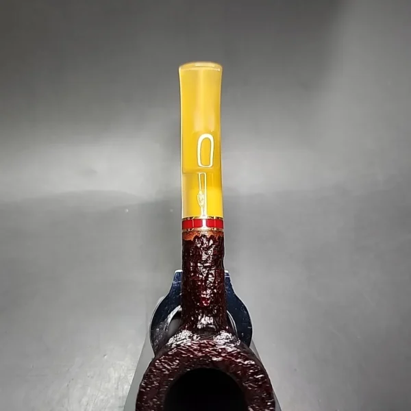 Savinelli 2024 Saint Nicholas 121 KS Rusticated Pot Briar Pipe, 6mm, New - Image 9