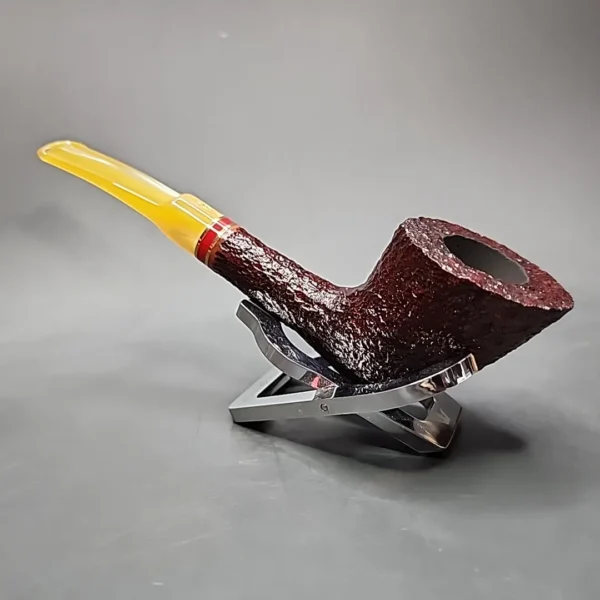 Savinelli 2024 Saint Nicholas 904 KS Rusticated Dublin Briar Pipe, 6mm, New - Image 9