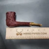 Savinelli Estella Rusticated Freehand Zulu Estate Briar Pipe, Unsmoked - Image 9