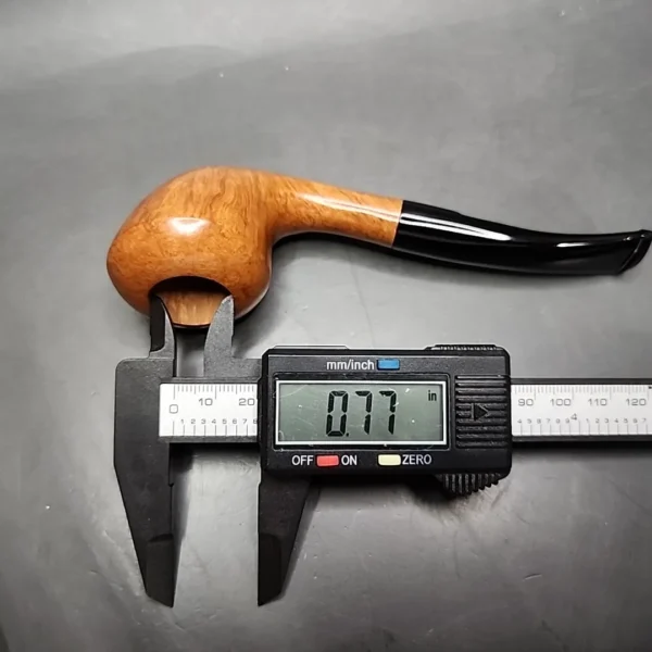 Davidoff Smooth Bent Rhodesian Estate Briar Pipe, Unsmoked - Image 9