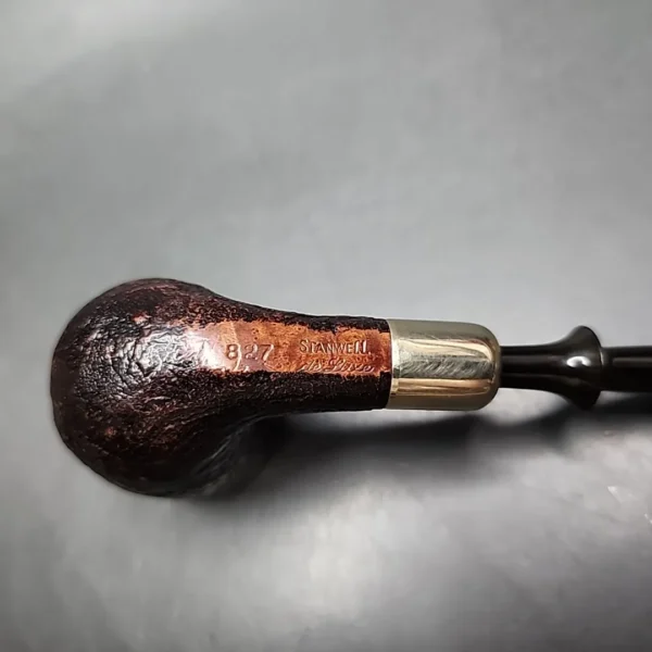 Stanwell 1950s De Luxe Sandblasted Army Billiard Estate Briar Pipe, Danish Estates - Image 9